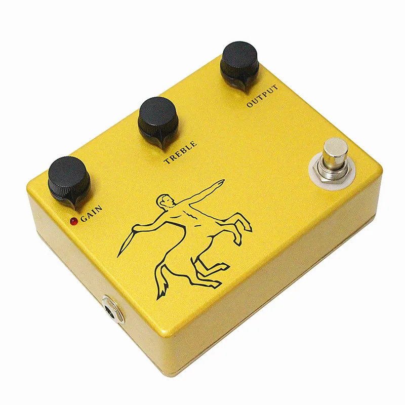 

Hand-copied KLON CENTAUR Gold Porch Horse Electric Guitar Single Piece Overload Fader Effect