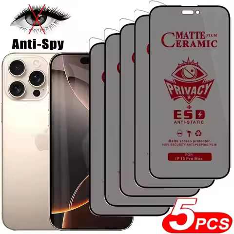 1-5PCS Matte Ceramic Privacy Screen Protector For Samsung S25 Ultra S24 S23 Plus S22 S21 FE A17 A16 A15 A14 A13 A07 A06 A05 Film