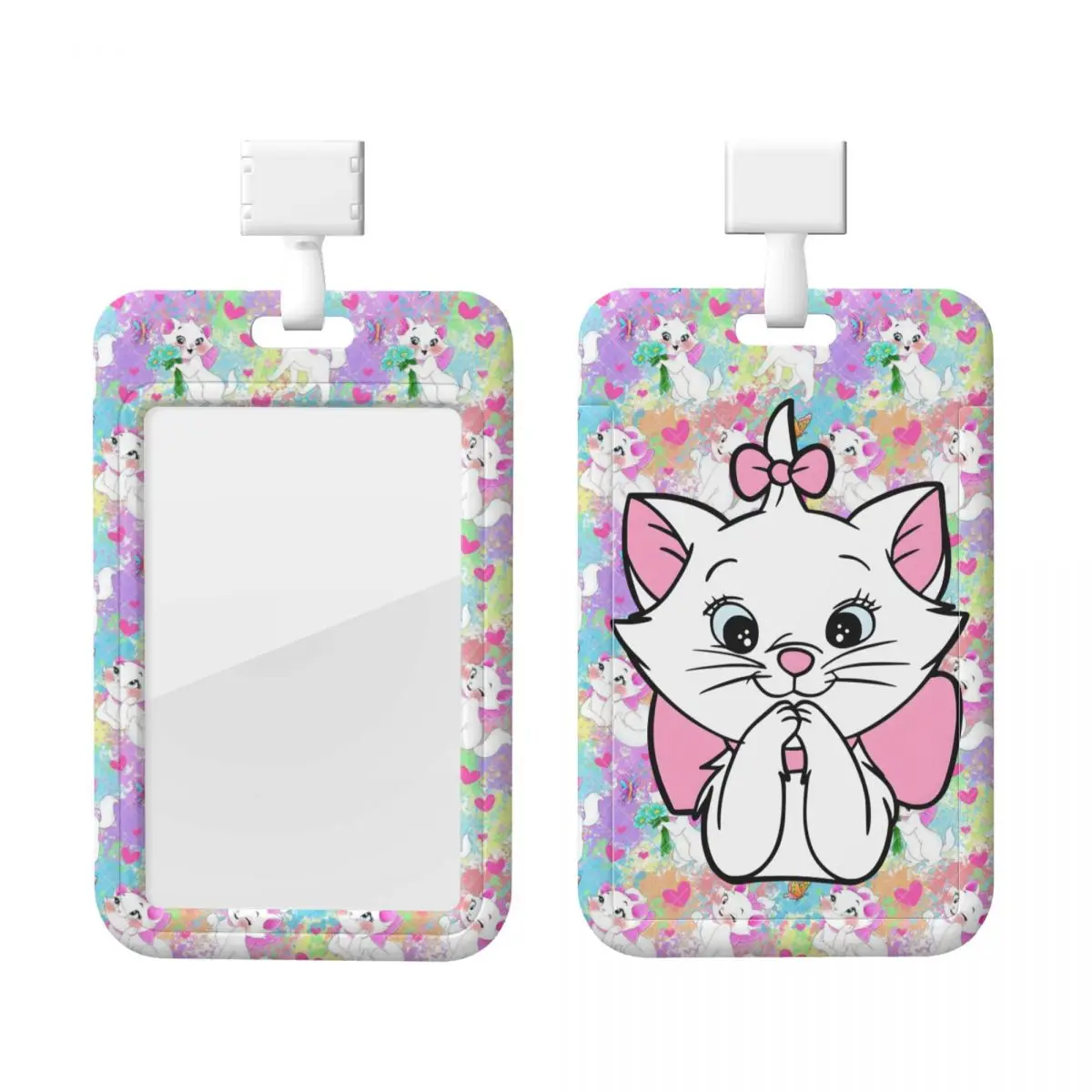

Custom The Aristocats Credit Card Holders Neck Strap Lanyard ID Badge Card Holder Cat Manga Factories Nurse Card Holder