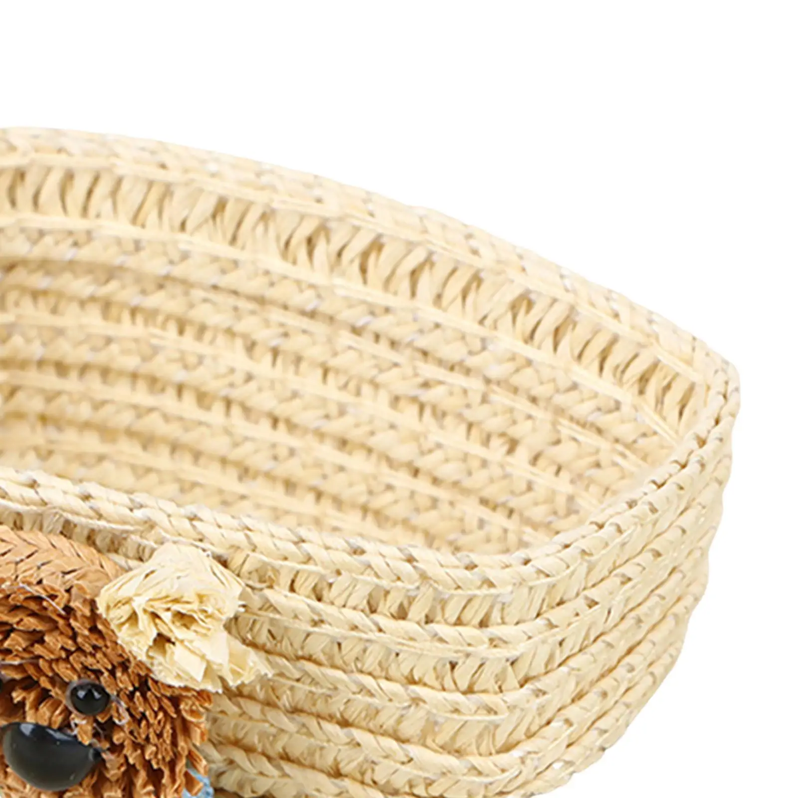 1 12 Dollhouse Storage Basket Model Home Ornament Mini Furniture Paper Handwoven for Doll House Decoration