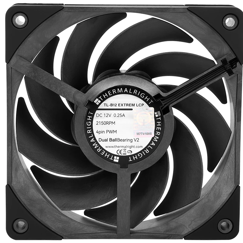 Thermalright TL-B12 EXTREM LCP Case Fan 12CM Double Ball Bearing Full LCP Polymer Material Industrial Grade Cooling Fan