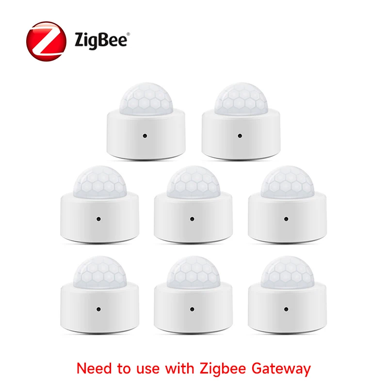 Tuya Zigbee PIR-bewegingssensor Infrarooddetectie van het menselijk lichaam Smart Home Security Alarm Detector Werkt met Alexa Google Assistant