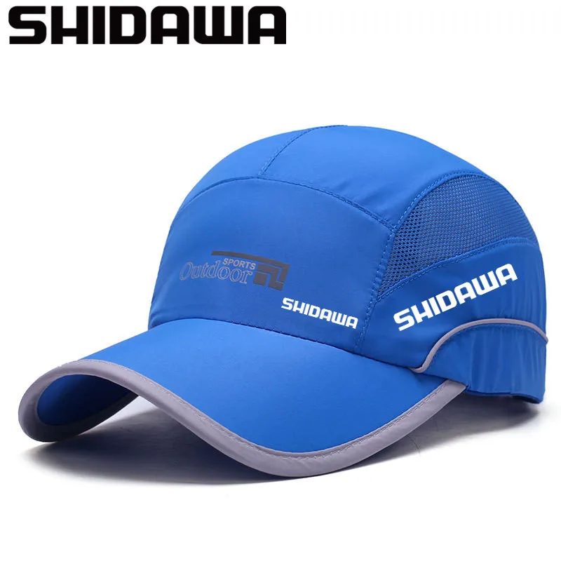 New Summer Men\'s Breathable Fishing Sun Hat Baseball Cap Outdoor Sports Hiking Camping Adjustable Sunscreen Sunshade Fishing Hat