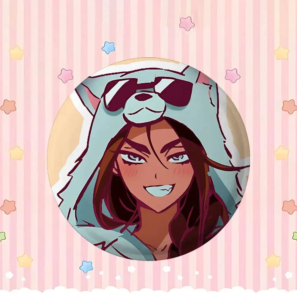Anime Alien Stage Girls Hyuna Cartoon Star Badges, Brooches, Pins, Tin Props, Christmas Gifts, Birthday Gifts