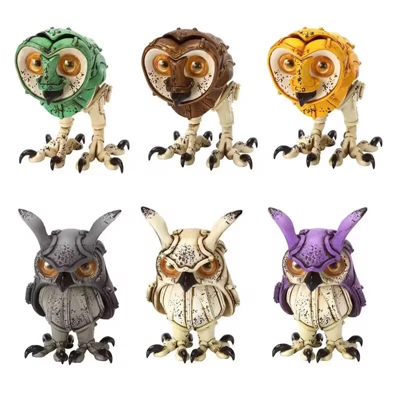 Bandai Gashapon Action Figure Michihiro Аниме Фигурки Mechanical Owl Anime Figure Model Toy Boys Girls Holiday Gifts