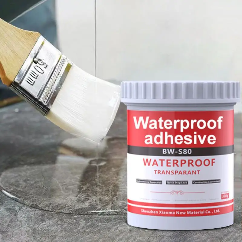 Transparent Waterproof Sealant Fill Seams Cracks Prevent Leakage High Elasticity Flexibility Durable Long Lasting Glue