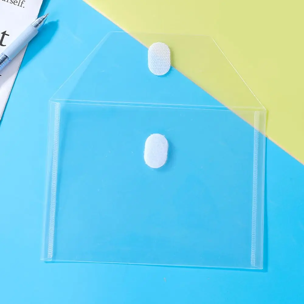 High Quality A4/A5/A7/A8 File Folder Transparent Plastic Document Folder Waterproof Card Paper File Holder Students