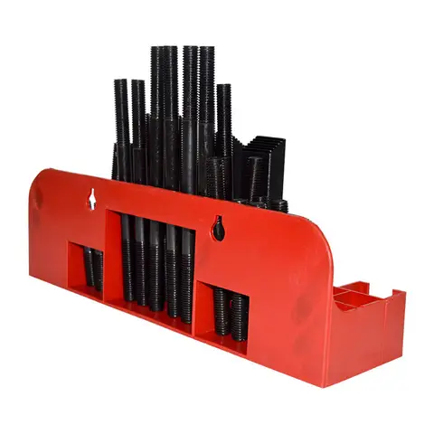 मिलिंग मशीन क्लैंपिंग सेट 58 पीस मिल क्लैंप किट M12 यूनिवर्सल फिक्सचर स्क्रू सेट प्रेशर प्लेट प्रोसेसिंग पार्ट्स 6 best sales मिलिंग क्लैंप सेट - №4