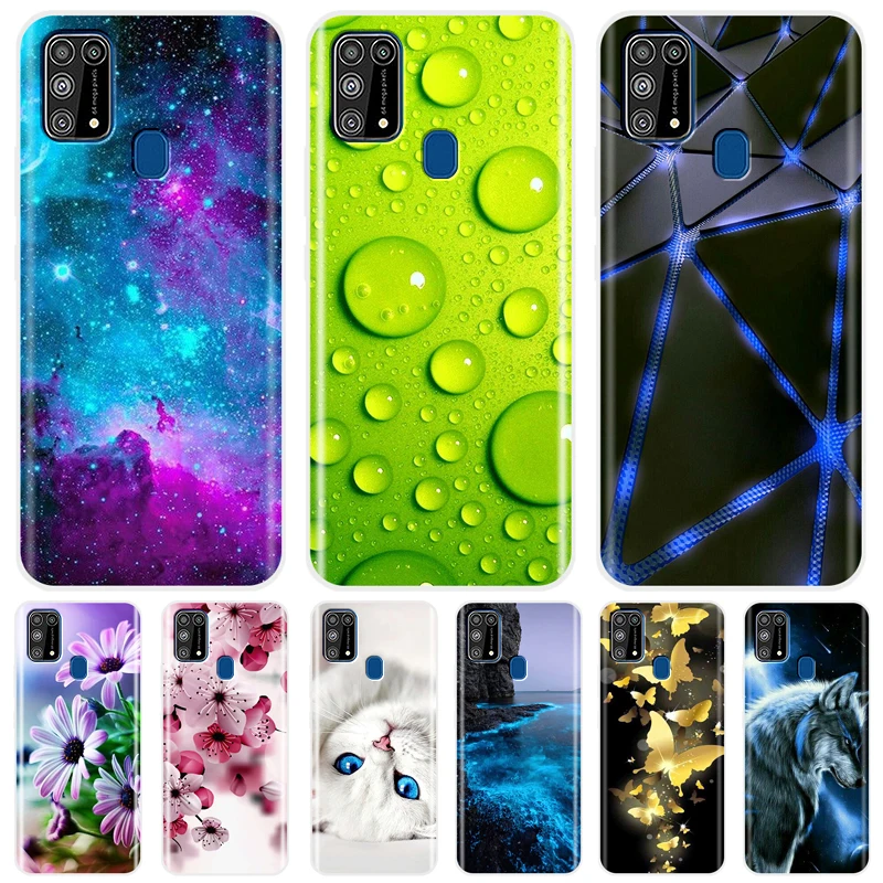 M31 Case For Samsung Galaxy M31 Case Silicone Soft Back Cover Phone Case For Samsung Galaxy M31 M 31 Silicone Cover Fundas