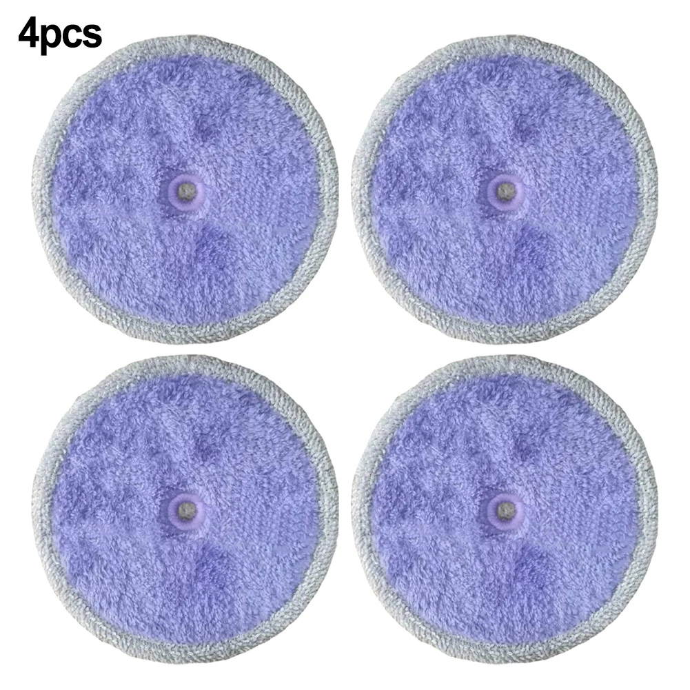 4/6pcs Mopping Cloths For EVERYBOT Edge RS700 RS500 Replace Washable Mother Yarn And Microfiber Mop Pads Household Clenaing Tool