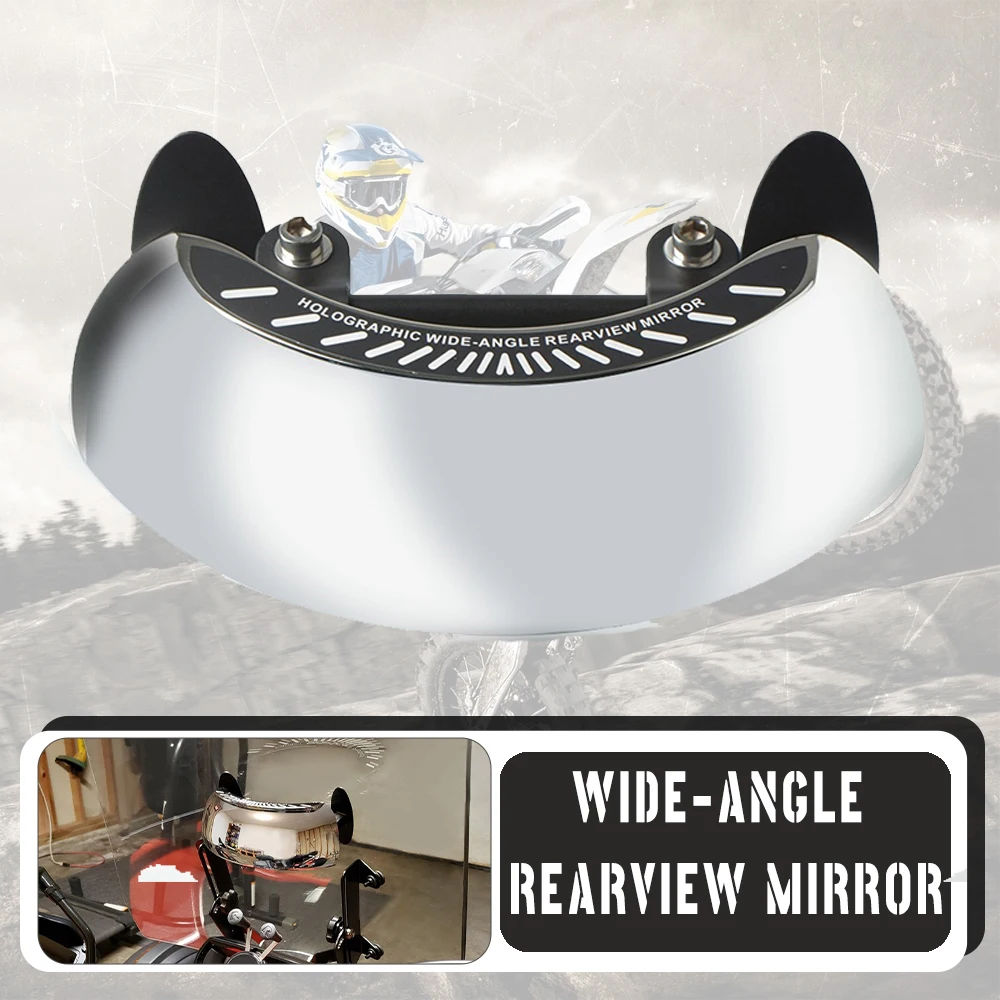 Motorcycles For YAMAHA TDR250 XT1200Z/ZE XT660Z Super Tenere 700 900 TDM Wide Lens Rear View 180 Degree Safety Rearview Mirrors