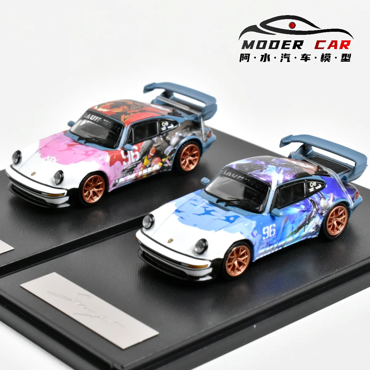 

RM 1:64 Singer Turbo школьная 930 GT литая модель автомобиля