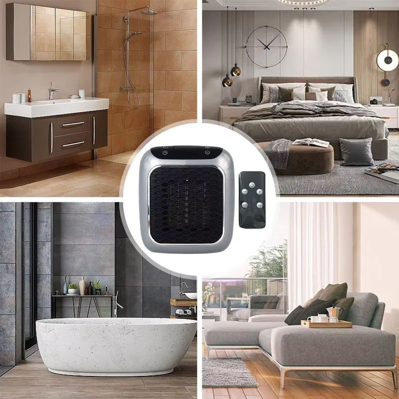 Mini Ev Isıtıcı 800 w Banyo Isıtma Fanı Duvara Monte Akıllı Banyo Hızlı Isıtma Taşınabilir Boyutu Küçük Kış Isıtma