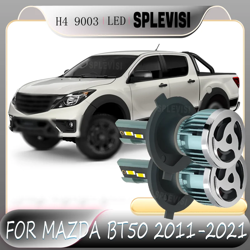 

Long-Term Use Long-Lasting H4 Upgraded High Low Beam LED Headlight Bulbs For MAZDA BT50 2011 201 2013 2014 2015 2016 2017-2021