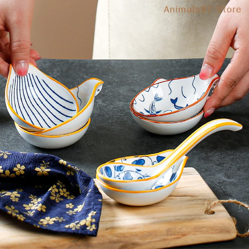 Ceramic Sauce Dish Japanese Style Household Seasoning Plate Mini Sushi Soy Sauce Condiment Hot Pot Tableware