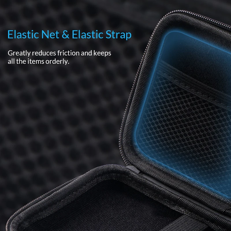 Cable Storage Bag Electronic Accessories Carry Case Portable Waterproof Data Cable Organizer Case for USB Charger Cable Winder