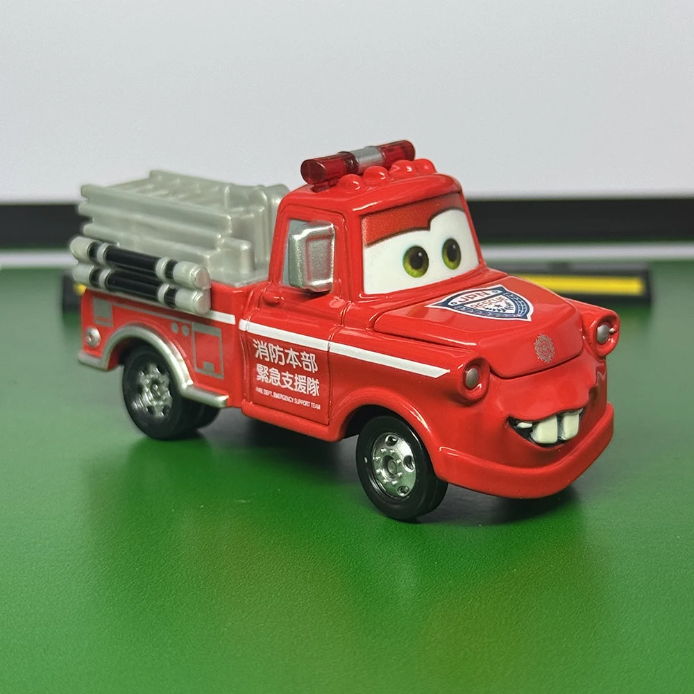 TAKARA TOMY Tomica Disney C-27 C-36 C-38 Lightning McQueen Police Car Mater Fire Engine Alloy Toy Motor Diecast Metal Model Gift