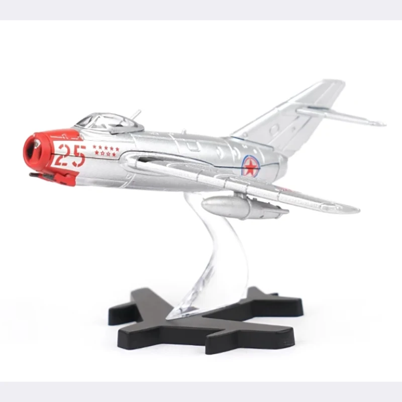 Diecast 1:144 Scale Mig-15 MIG15 Battle hero landplane Alloy Finished Simulation Model Static Decoration Souvenir Gifts