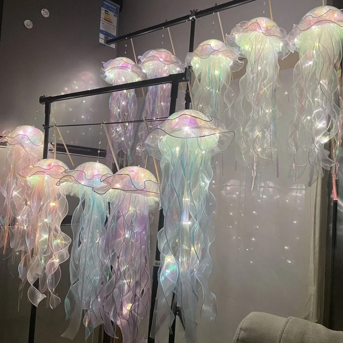 

Jellyfish Light Portable Flower Lamp Girl Room Atmosphere Decoration Lamps Bedroom Night Lamp Novelty Lighting Home Decor Lights