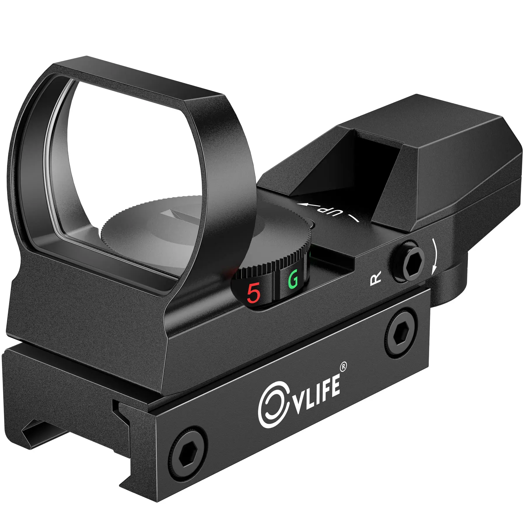 

EZshoot Rifle Holographic 1X22X33 Sight With 20mm Rail Riflescope Red Green Illuminated Collimator Hunting Scopes