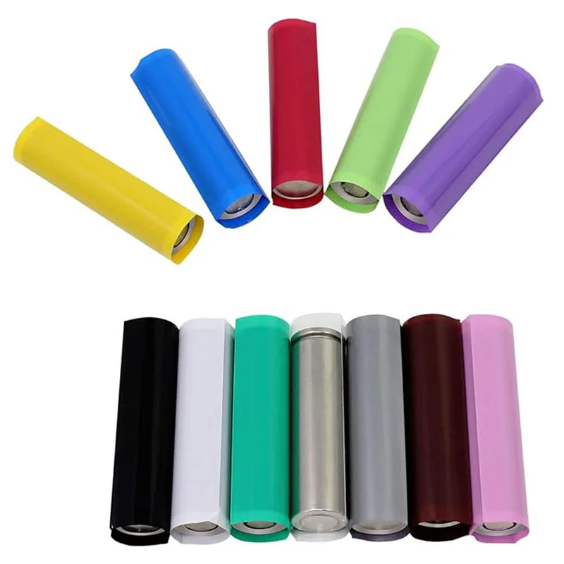 100pcs PVC Heat Shrink Tube 18650 Lipo Battery Wrap Precut Insulated Film Cover Lipo Battery Sleeve Casing