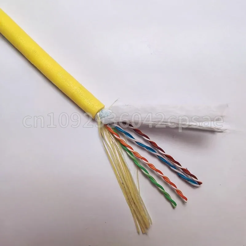 50M L Length 8-Cores Cord ROV Underwater Zero Buoyancy Cable Line Wire Seawater-resistant