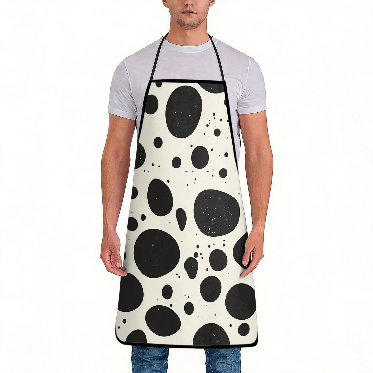 

Cartoon Cute Elephant Sunflower Apron, Adorable Elephant & Sunflower Illustration Women's clothing