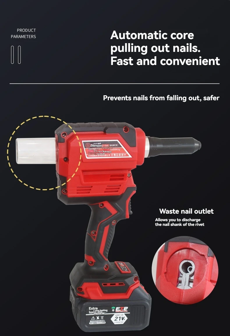لماكيتا 18 فولت بطارية برشام بندقية الجوز المبرشم أداة الجدة مسامير بندقية برشام بندقية برشام أداة برشام كهربائي للمنزل