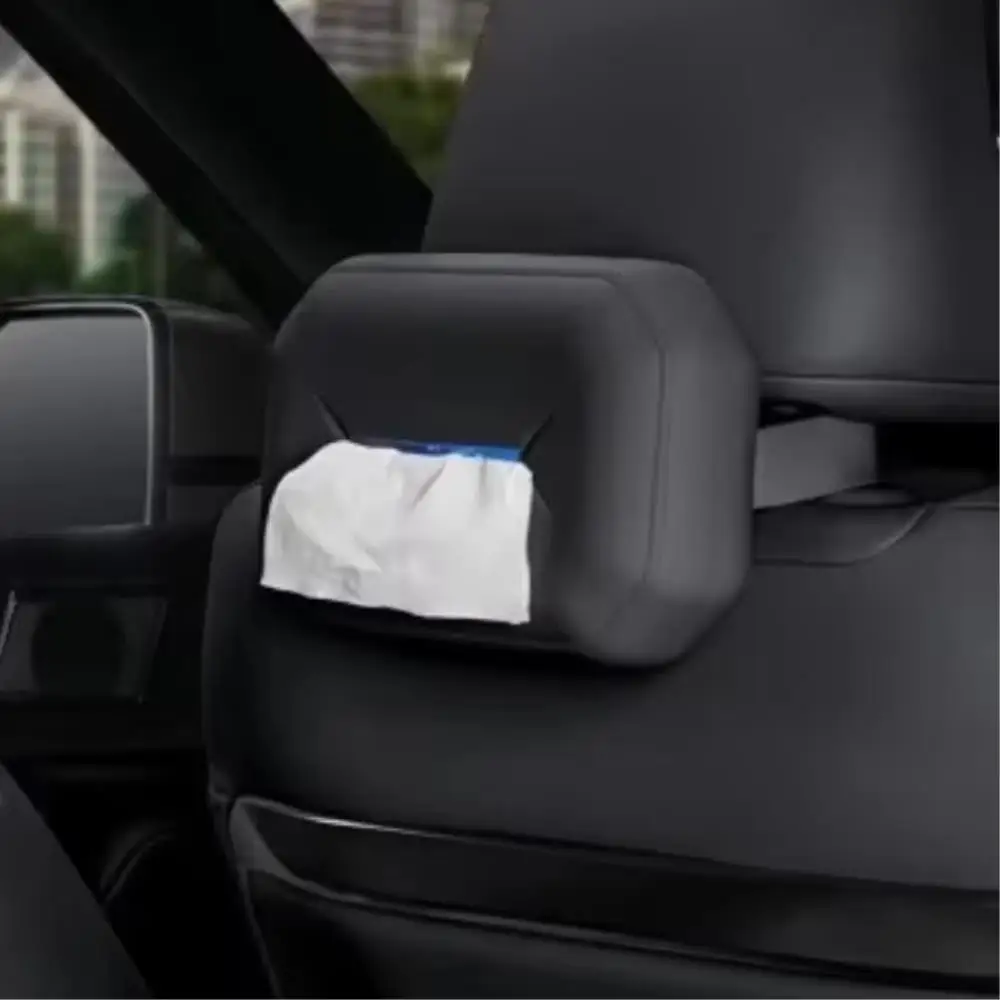 Car Upgrade For BYD Leopard 8 Premium Liquid Silicone Tissue Case, Soft Touch Non-Toxic Material, Seat Mounted Storage Box