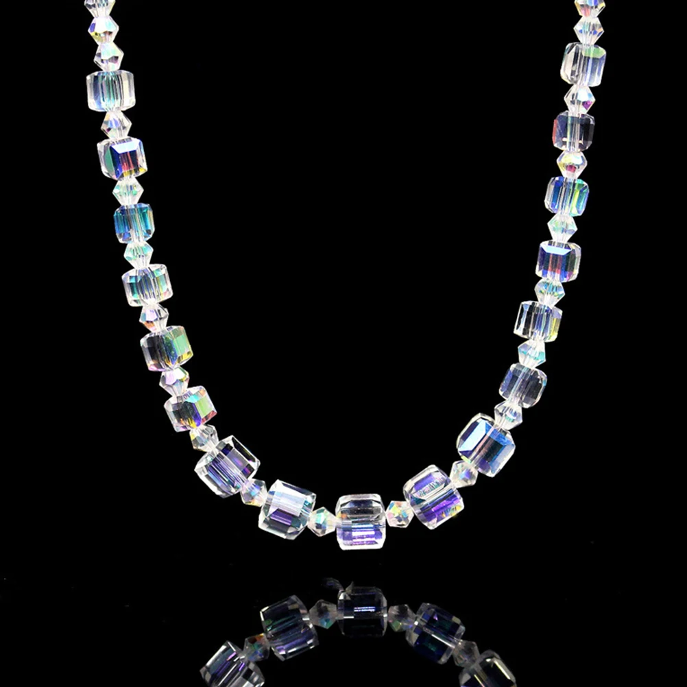 

1Pcs Elegant Crystal Necklace Fashion Clavicle Chain Jewelry for Women Ladies Girls Beach Party Wedding Anniversary