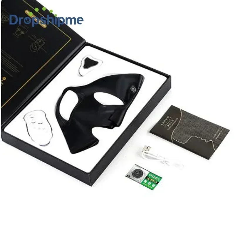 EMS Microcurrent Face Massage Electric Facial Mask Devices Wrinkle Removal Vibration Beauty Skin Tighten Lifting Spa Face Mask