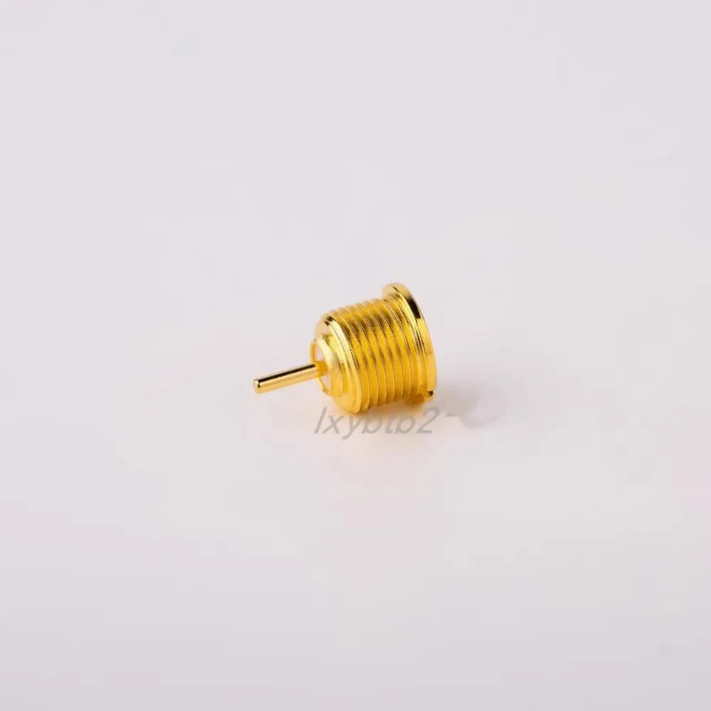 

20pcs MCX-KYD7 RF connector M6×0.5-6g through wall fixing thread installation total length 9.5 pin length 4 female head