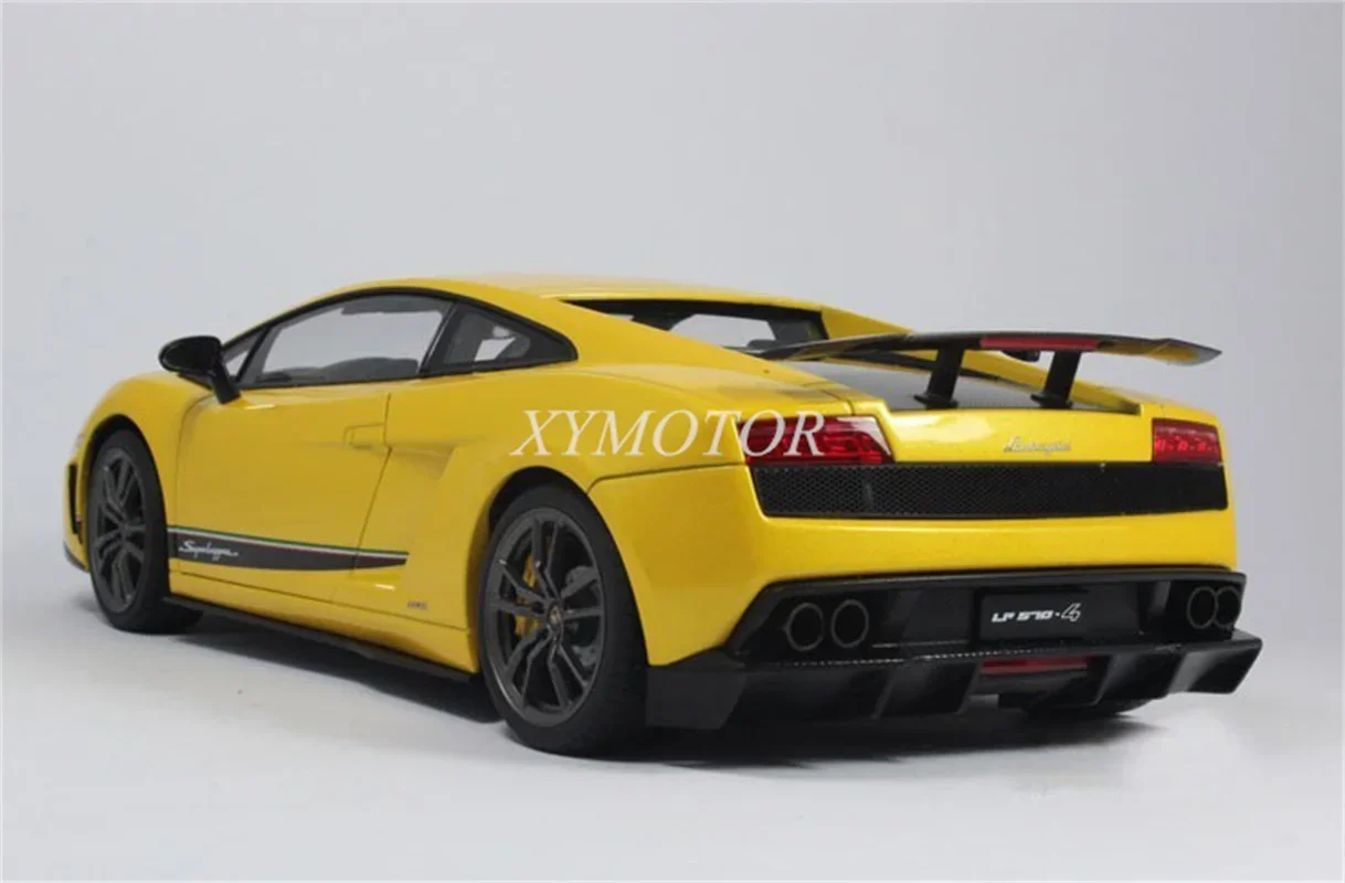 Autoart 1:18 For Lamborghini Gallardo LP570-4 Diecast Model Car Yellow/Orange/Red/Gray Kids Toys Hobby Gifts Collection Display