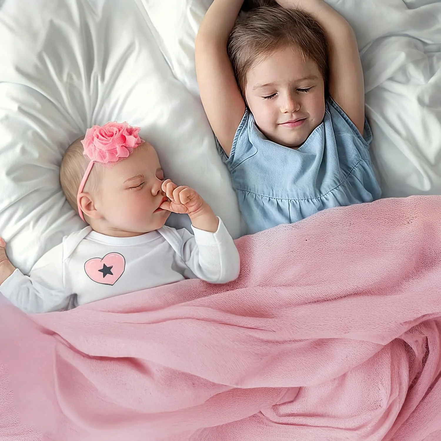 Npk 18 ''pintura 3d artesanal múltiplas camadas de pele reborn twin um bebê realista 3d tom de pele veias visíveis