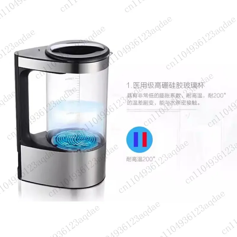 2L Rich Hydrogen Water Bottle Alkaline Ionizer Machine  Filter Drink Hydrogen  Generator US Plug