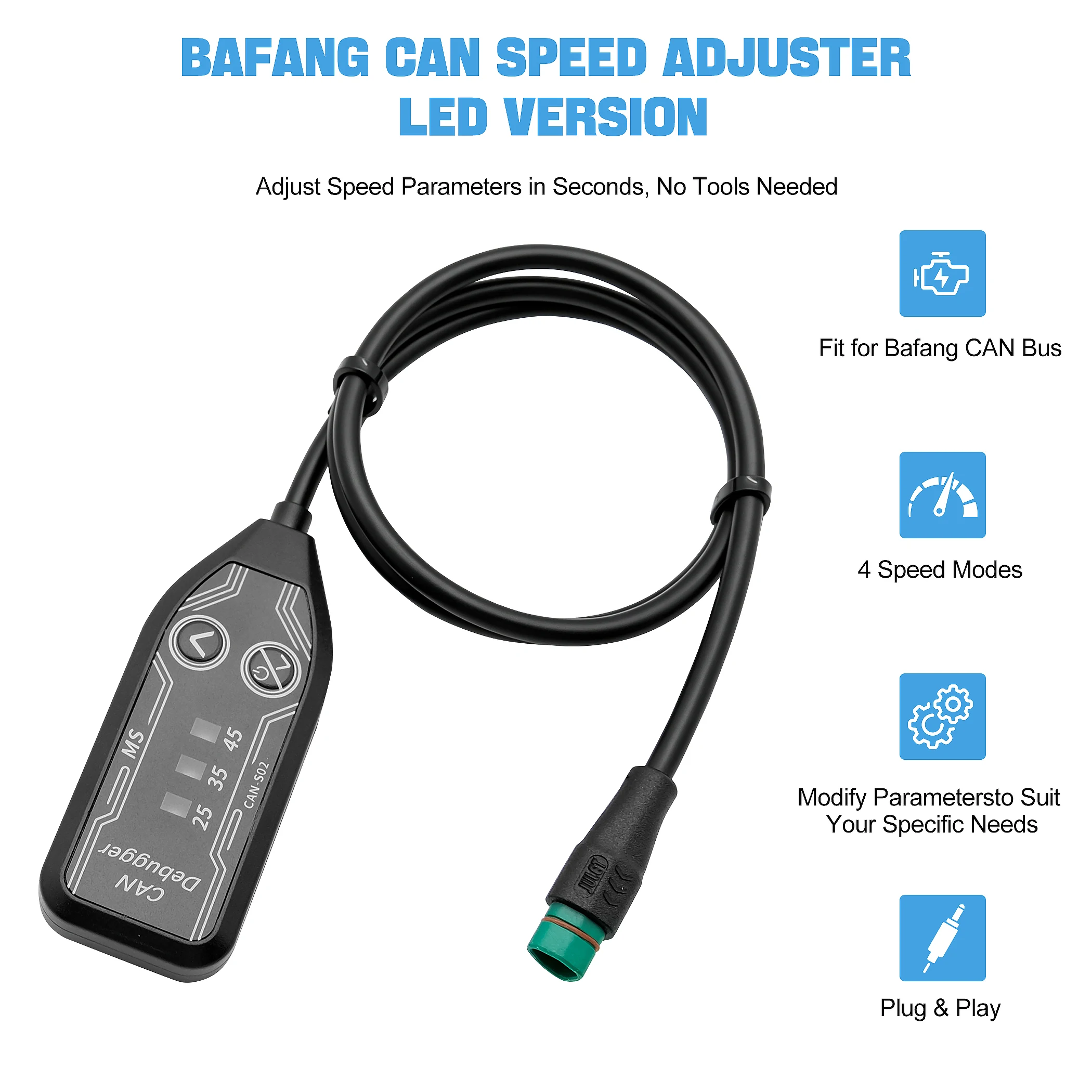 BAFANG CAN Protocol Motor Unlocks the Speed Limiter.