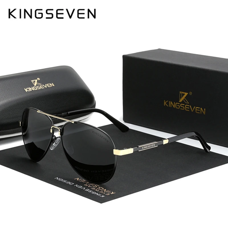 KINGSEVEN Occhiali da sole alla moda in stile retrò, design alla moda di alta qualità, interpretano perfettamente la tua personalità ed eleganza