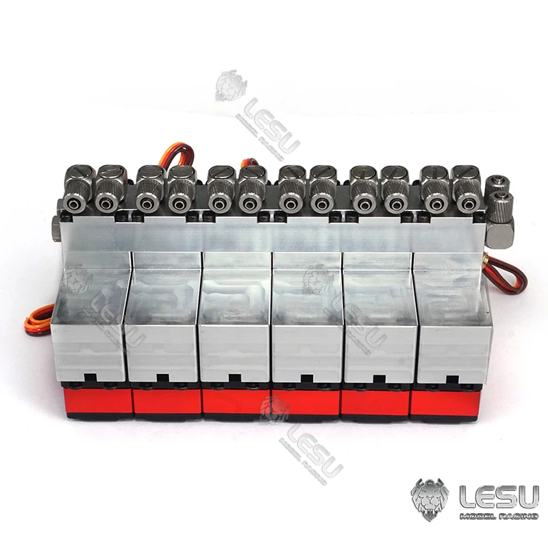 

LESU 6-канальный направляющий реверсивный клапан, сервоприводы для 1/14 гидравлического радиоуправляемого самосвала, экскаватора-погрузчика, игрушки с дистанционным управлением Th16735-Smt3