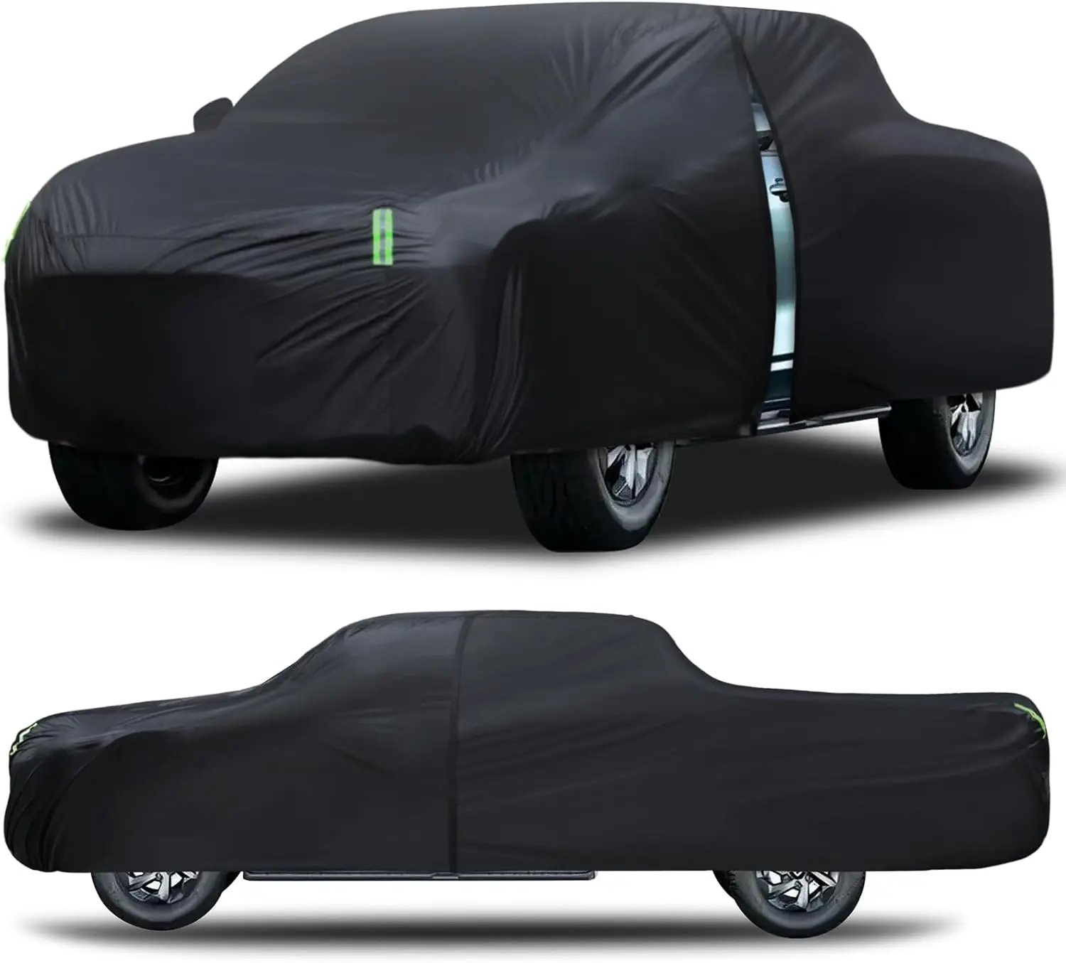 

Waterproof Pickup Truck Cover All Weather Outdoor, Size T2 for 221-228 inch Trucks, Fits Ford F150, Chevy Silverado, Dodge Ram 1500