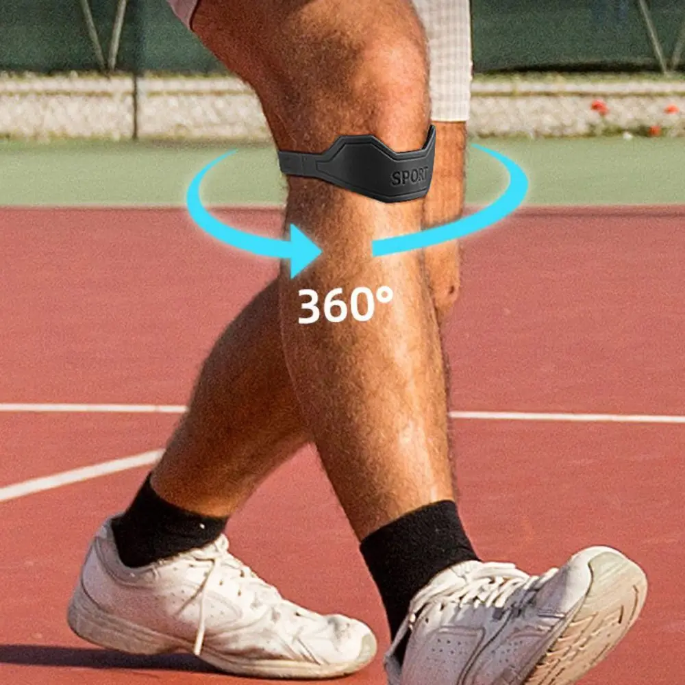 New Silicone Patella Tendon Knee Straps Fixed Protection Flexible Knee Sports Support Band Supportive Knee Support Brace Sports