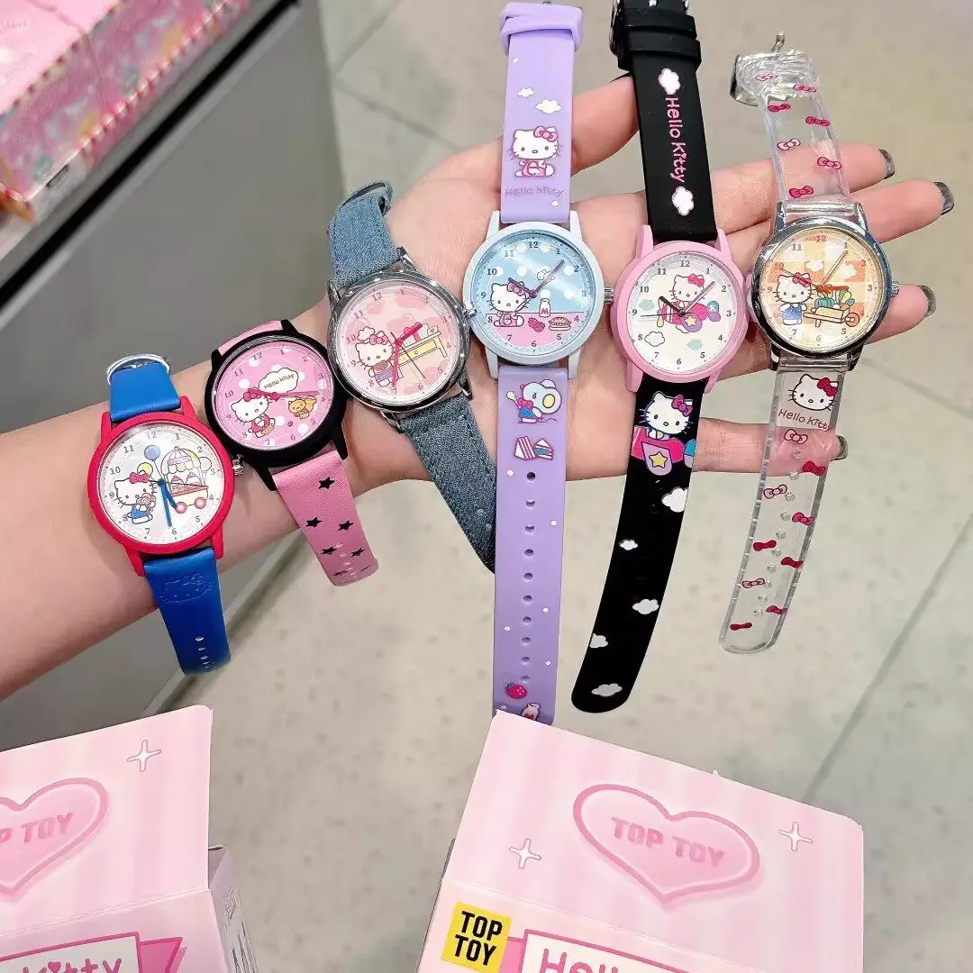 TOPTOY Sanrio Hello Kitty Date Watch Series Blind Box Co-branded Hello Kitty Blind Boxes Birthday Gifts for Peripheral Watches view 2