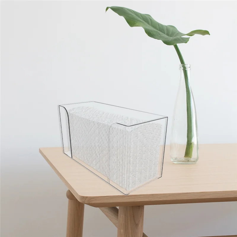 جديد 2 قطعة موزع المناشف الورقية كونترتوب واضح حامل مناديل منشفة الضيوف ل Z-Fold C-Fold أو المناشف الورقية متعددة الطي