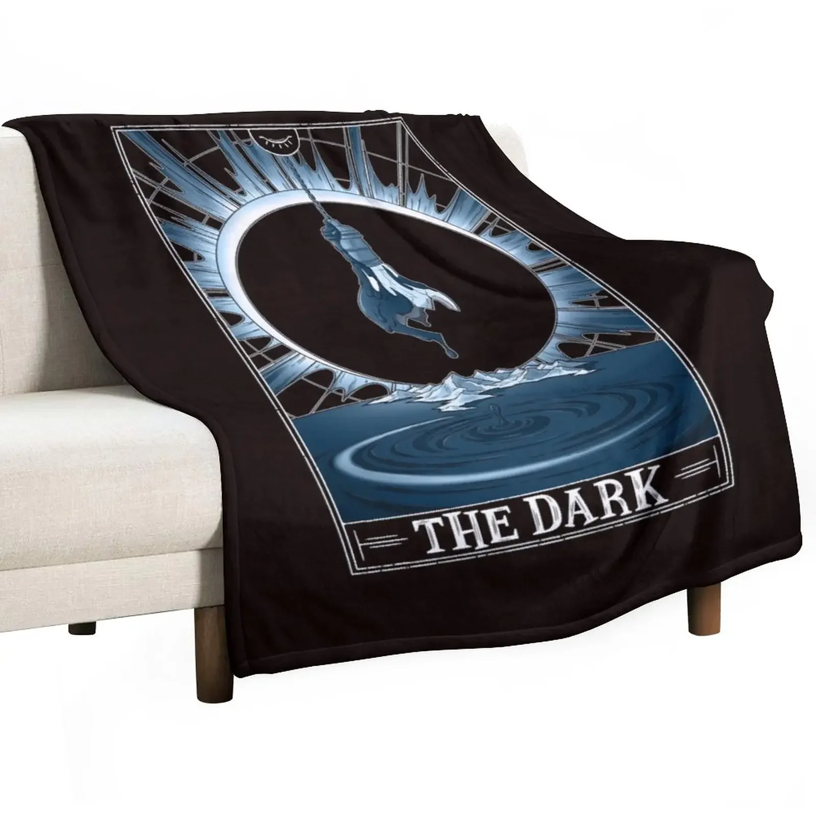 

The Dark Tarotesque - (Dark) Throw Blanket Sofa Fashion Sofas Plush Sleeping Bag Blankets