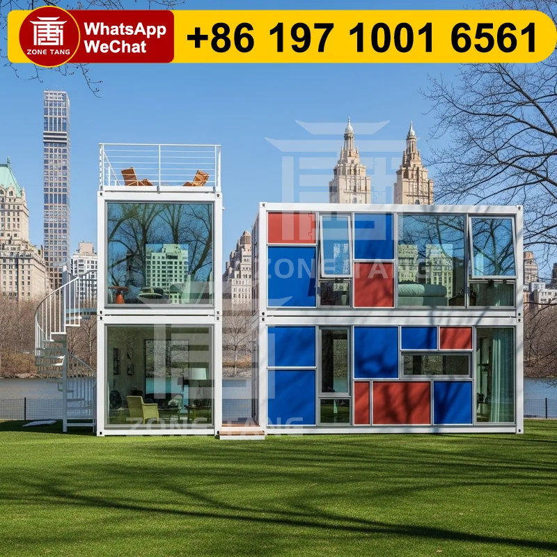 

Leak Proof Flat Pack Home Shop Fabricated Homes Container Home Beautiful Container Houses Eco-Friendly Multi Purpose Multi Room