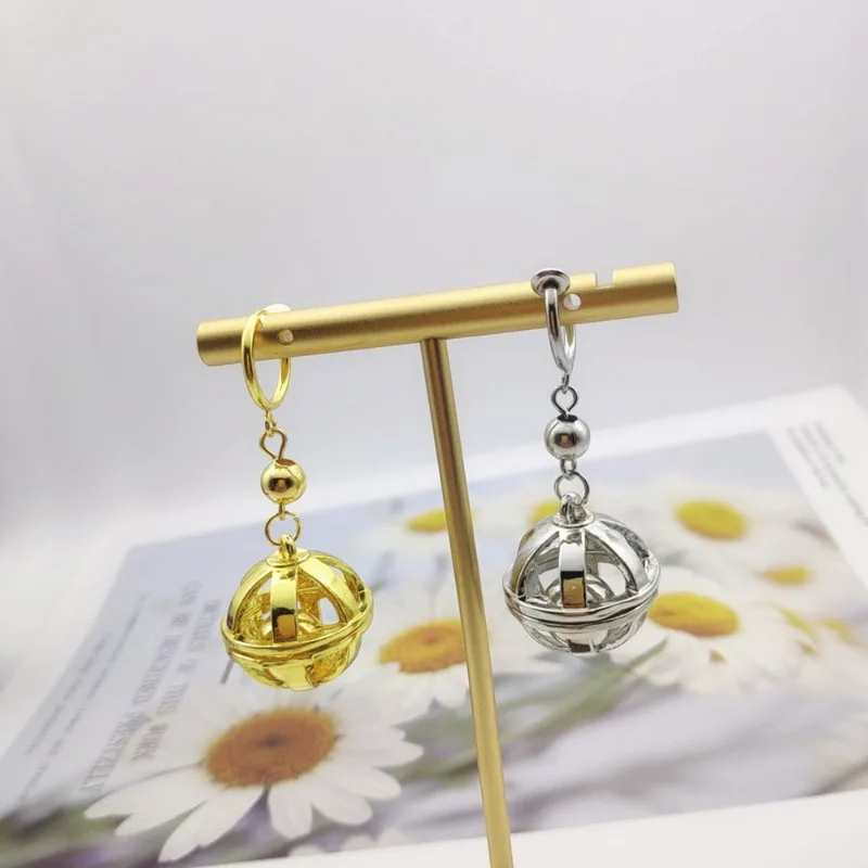 Anime Cosplay Metal Ball Earrings Kazutora Mitsuya Wakasa Imaushi Izana Kurokawa Drop Earrings Women Men Jewelry Accessory Gifts