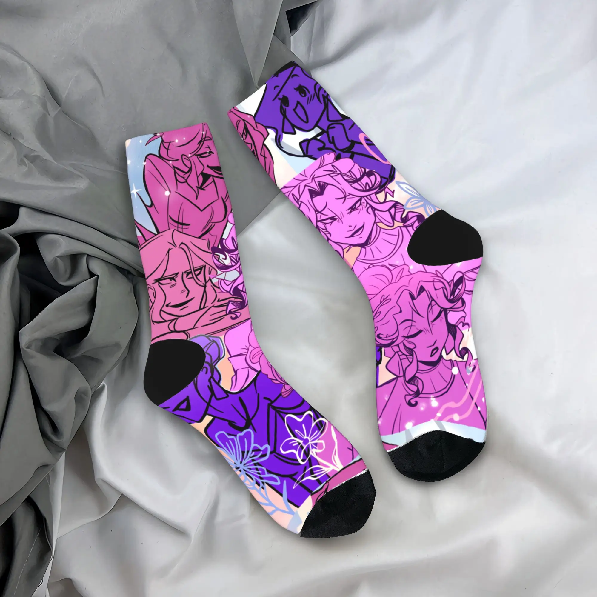 

E-Epic The Musical Stockings, готические носки, теплые мягкие носки для пары, весенние уличные противоскользящие носки с принтом, подарок