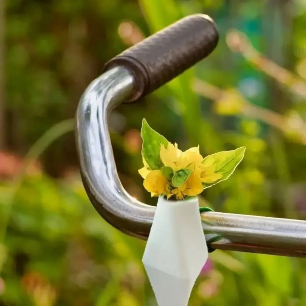 Bike Flower Vase for Handlebars Mini Vase Funny Small Flower Vase Decorative Flower Vase Bicycle Accessories