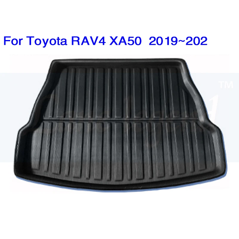 For Toyota RAV4 2019~2022 XA50 Rear Cargo Liner Boot Tray Trunk Mat Luggage FLoor Carpet Tray Waterproof All Weather