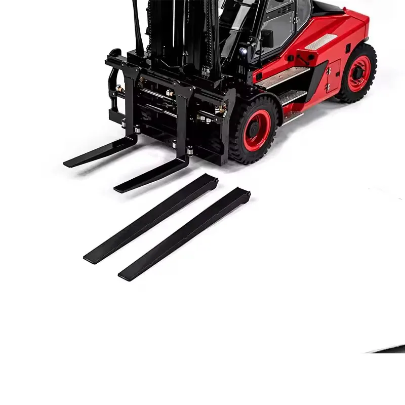 LESU 1/14 rc model toy hydraulic forklift upgrade parts stainless steel extension fork