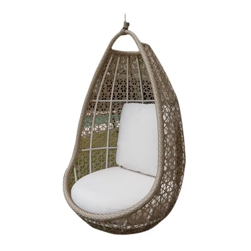 Hanging Basket Rattan Chair Rattan Internet celebrity Bird's Nest Floor-to-ceiling Interior Home Lazy Rocking Chair Balcony